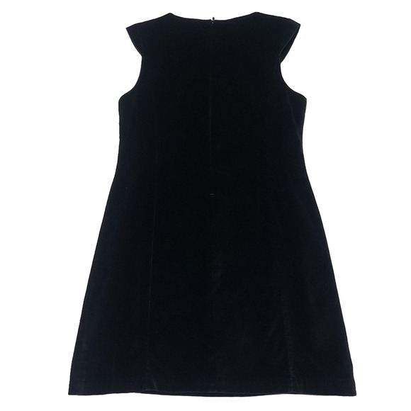 Vintage GAP Kids A-line black velvet jumper - Picture 2 of 8